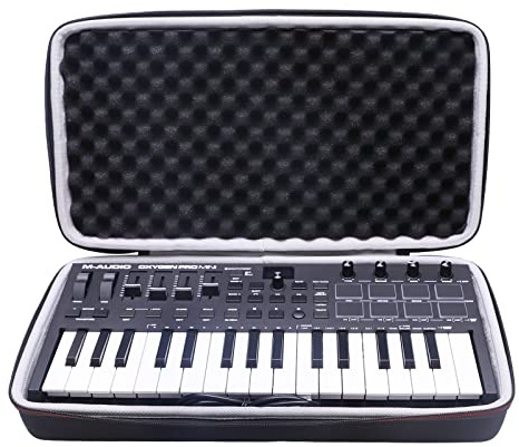 LTGEM Hard Case for M-Audio Oxygen Pro Mini – 32 Key USB MIDI Keyboard Controller