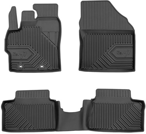 MOTOS Tappetini in gomma per auto adatto per Toyota Yaris Cross dal 2021 Migliorate il vostro comfort di viaggio con il tappetino antiscivolo per auto No.77