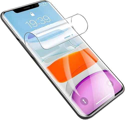 Stejnhge 2 Stück Hydrogel Schutzfolie für iPhone 12/12 Pro (6.1 inch) | Weiche TPU-Folie, Flexible Displayschutzfolie, Automatic Repair Film
