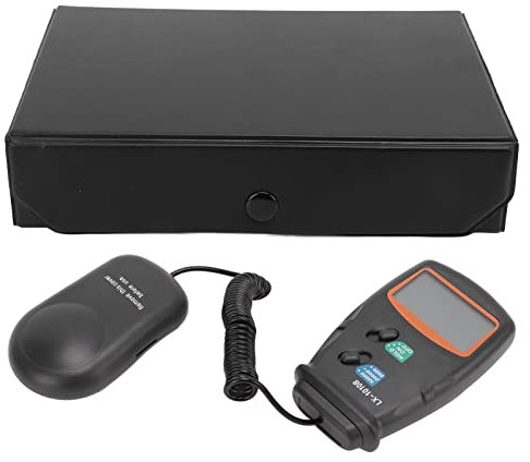Digitaler Lichttester, Multifunktions-Luxmeter, LED-Beleuchtungsstärkemessgerät, Messbereich 0–50000 Lx, Abtastzeit 0,4 S, Messgerät Für Büro, Schule, Fabrik