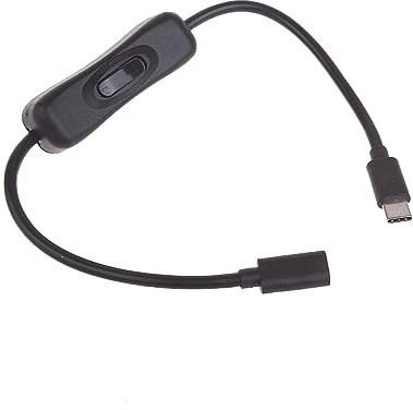 Mllepjdh Cavo USB C da 20 V 5 A 100 W a tipo C cavo di ricarica maschio adattatore di alimentazione con interruttori per telefono tipo C maschio a femmina, cavo di prolunga tipo C, cavo di ricarica