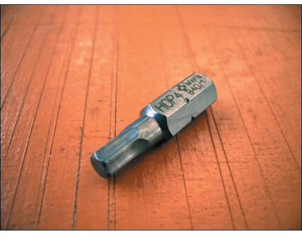 AllStyle By Patel Wera 4mm Hex Screwdriver Bit, 1/4 Hex Drive, 1 Count