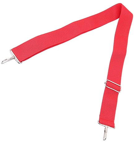 BESTonZON Nylonband Djembe-gurt Marsch Snare Drum Sling Snare-drum-gurt Trommelgurt Für Djembe Trommelriemenschlinge Handtrommel Trommelgurt Mit Metallhaken Rot