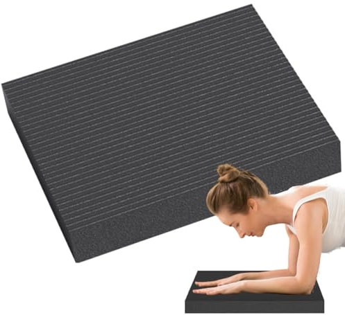 Balance-Pad für Übungen, Balance-Kissen aus Schaumstoff, Stabilitätstrainingskissen, Kniematte mit Bauchrad und übergroßer Polsterfläche für Fitnessübungen, Yoga und zu Hause