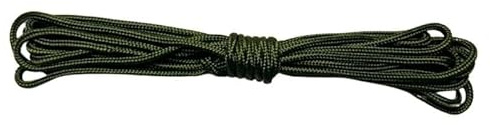 Corda di fissaggio in poliestere intrecciato per vela di ombreggiatura e rete mimetica, robusta e resistente, ideale per fissaggio esterno, campeggio e progetti fai da te