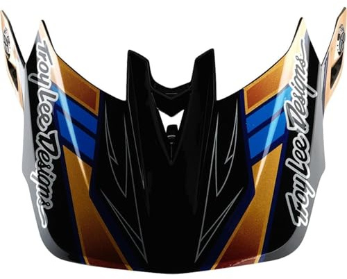 Troy Lee Designs Visière D4 ; Royalty Black/Gold