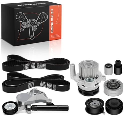 Frankberg Zahnriemenkit Zahnriemensatz mit Wasserpumpe 38192MK1 | Kompatibel mit Golf IV 1J1, New Beetle 1C1 9C1