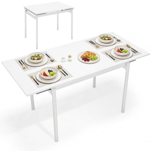 ARTETHYS Extendable Dining Table, 100-150cm Kitchen Tables for 4-6 Seater