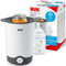 Thermo Express calentador para biberones|Calienta líquidos y alimentos blandos cuidadosamente en90 segundos|Apagado automático|Cesta elevable para facilitar la extracción|Enchufe de 2clavijas(Europa)