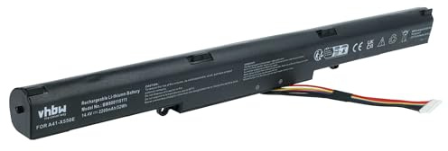 vhbw Li-Ion Akku Ersatz für A41-X550E kompatibel mit Asus F550D | F751L, F751LX, X750L, F750L, F751M, R752L, F550Z, X751L, K751L Laptop Notebook - (2200mAh 14.4V)