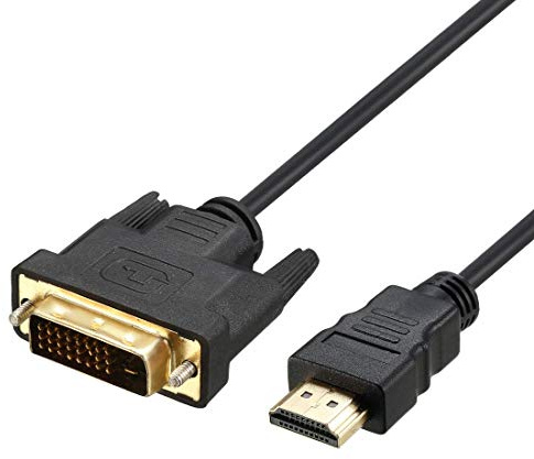 N/A HDMI to DVI - Cavo maschio a 24, 1 maschio adattatore cavo 1 m, 30 cm, nero per HDTV DVD Projector