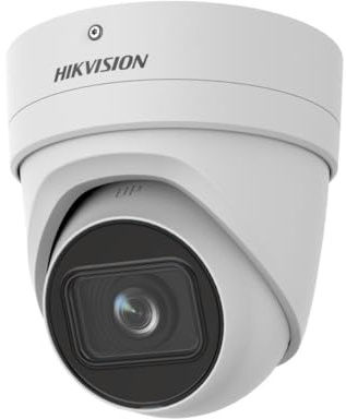 Hikvision DS-2CD2H86G2-IZS(2.8-12mm)(C) Turret Überwachungskamera mit 8 Megapixel, bis zu 40m Beleuchtung, professionelle Überwachungskamera, Acusense Kamera mit Fehlalarmfilter