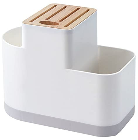 Ceppo Coltelli Blocco del coltello semplice, 5 fori senza coltelli a coltelli, coltelli da coltello integrato coltelli da banco / stovice di stoviglie Mettere in Ventilazione ( Color : White-8.7 )
