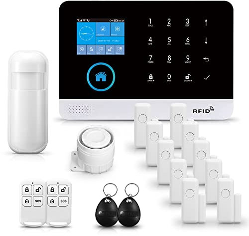 PGST Alarm-Set für den Haushalt, kabellos, WLAN/GSM/4G, mit Sirenen-Sicherheit, bietet eine sehr effektive Möglichkeit, Ihr Zuhause und Büro zu schützen