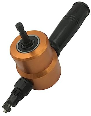 KhUKhu Metal Drill Bit Sheet Metal Drill Bit Double Headed Metal Cutters Double Headed Sheet Metal Cutting Nibbler Adjustable Drill Attachment 360 Degree Adjustable Appendix Car