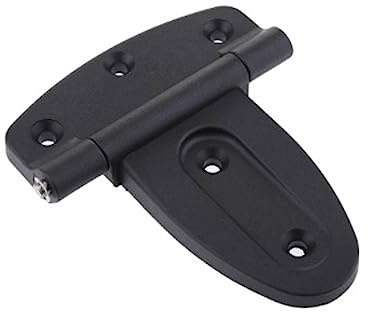 Abcsweet Black Square Heavy Duty T-Style Barn Gate & Storage Shed Hinges