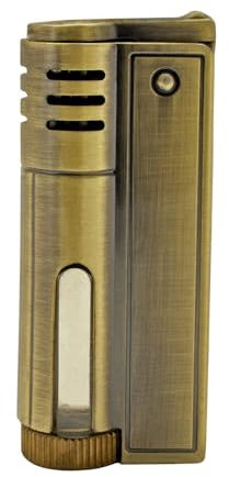 Rattray's Accendino Steam punk brass - Accendino in metallo (Ottone), a benzina, 6,5 cm, 60 g