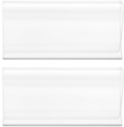 OUNONA Roller Blind Grips Transparent Plastic Cloth Clips for Cordless Window Blinds Easy Installation Roller Blind Accessories Set of 2