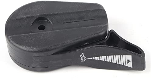 Walfront Interrupteur d'accélérateur Universel de 65 Pouces, Interrupteur de Tondeuse à Gazon Universel, Kit de Tondeuse, de Câble d'accélérateur pour Contrôle de