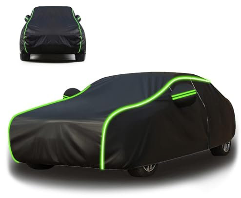 Halbgarage für VW Polo (2021-2022),Autoabdeckung Outdoor,Autogarage Abdeckung, Atmungsaktiv, Uv Beständig, Reißfest Und Langlebig Abdeckplane-WE1