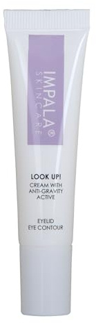 IMPALA | LOOK UP! Anti-Schwerkraft-Creme für Schlupflider und geschwollene Augenlider, mit Vitamin E, Hyaluronsäure und Lapacho-Rindenextrakt zur Straffung und Festigung der Augenkontur. 13ml