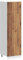 vidaXL Lucca Kitchen Cupboard - Engineered Wood, Adjustable Shelves, Old Wood Finish, 60x57x207 cm