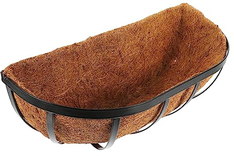 Toddmomy Bac à Fleurs Suspendu Naturel pour Mur Pot de Fleurs pour Plantes Extérieur et Intérieur