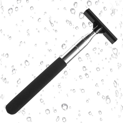 Essuie-Glace Pour Rétroviseur De Voiture | Raclette Télescopique Pour Nettoyage Vitres Automobile | Manche Ergonomique Pour Véhicules