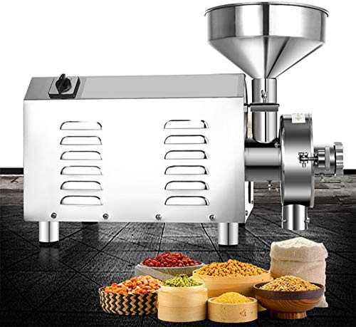 Molinillo eléctrico de especias para hierbas, café y granos. Pulverizador industrial para una molienda eficiente en cocinas y uso comercial