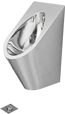 Urinario de pared Urinarios de acero inoxidable Productos para el hogar Urinarios de descarga comerciales de pared, Urinarios de inducción de acero inoxidable para baños públicos para hombre
