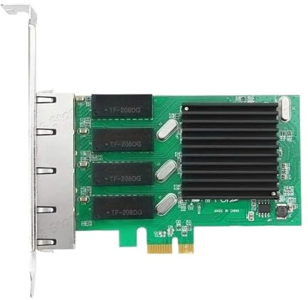 for Carte réseau gigabit à Quatre Ports RTL8111H & G, Carte réseau de Serveur d'agrégation ROS de routeur Souple TCA005