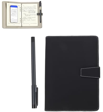 Plyisty Smart Pen with A5 Notebook Set, Real Time Paper to Digital Sync & OCR Text Conversion, Audio Recording Writing Kit for IOS Android, Offline Storage Support