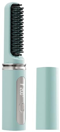 Fer à lisser sans fil | Fer à friser rechargeable à chauffage rapide avec température réglable, moins de dommages causés par la chaleur pour femme