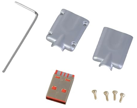 Vdaxvme USB 4 Pin Male Plug Male Solder Welding Plate Connectors for Electronics Projects Breadboard Accessories Breadboard Design