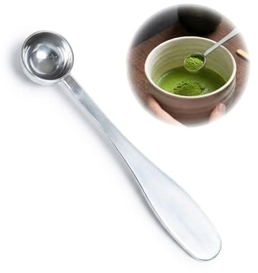 Cuillère Doseuse 2,5 ml Précise en Acier Inoxydable Alimentaire, Robuste et Durable, pour Matcha, Thé, Café et Poudres, Polyvalente, 1 Pièce Argentée