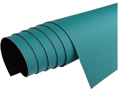 Tappetino antistatico verde in gomma per banco, Tappetino da lavoro for saldatura in gomma ESD verde, dimensioni multiple(80x300cm)