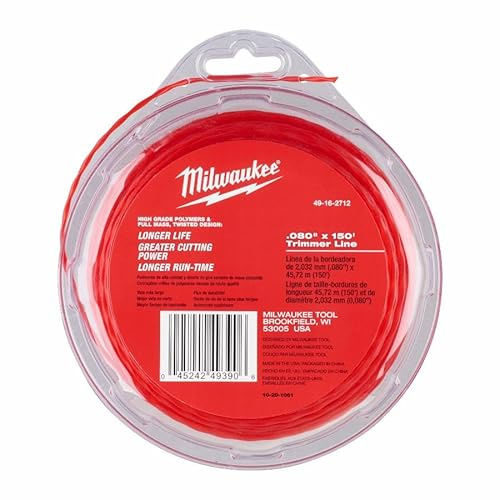 Milwaukee Electric Tools 49-16-2712 Trimmer Line 80 x 150