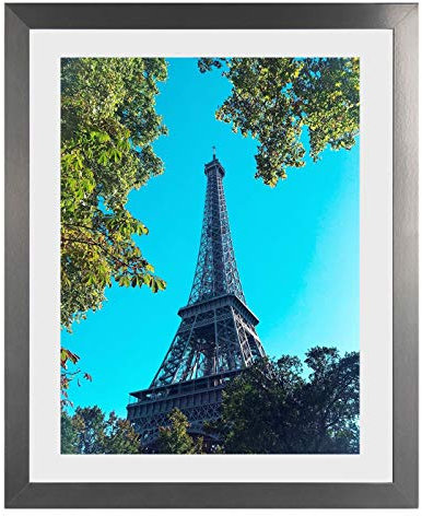 1a Bilderrahmen Orion Edelstahl Dekor 37,5 x 98 cm kantig Puzzle modern stabil eckig hochwertig preiswert mit klarem Kunstglas