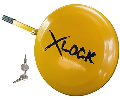 UKB4C Steering Wheel Lock Full Face Cover Anti-Theft Clamp Security Device - Universal Fit for Most Car and Van