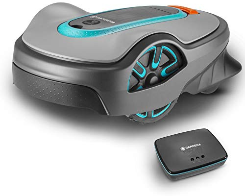 Gardena Smart Sileno Life Set: Robot Rasaerba per Superfici Erbose Fino A 1250 M², Comandabile Tramite Smart App, incl. Smart Gateway, It-Version (Anno Modello 2019) (19115-34)