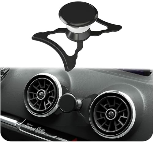 innoGadgets® Porta móvil magnético Compatible con Audi Q2/SQ2 | Soporte Universal | 360 Ajustable para una visión óptima | Negro