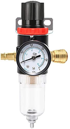 Wasserabscheider,Kompressor druckregler,Druckregler Pneumatische,Druckluft Für Kompressor,Druckluft,Druckminderer mit Manometer,mit Manometer,Druckminderer,Wasserabscheider (B)