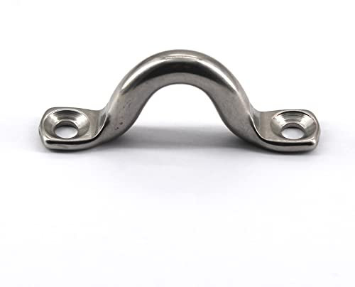 Faspiroty 10 Stück M5 Edelstahl Yacht Schrank Zuggriffe Bogen Schublade Griffe für Boot Hardware Seil Öse