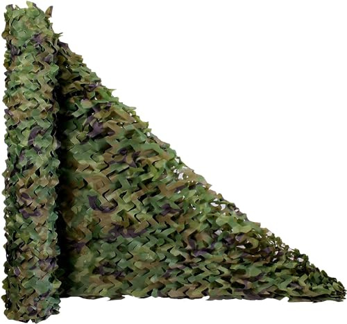 Fousam Camo Netting, Camouflage Net for Hunting, Shooting, Party Decoration, Sunshade, Car Cover, Ground Blind, 2mx3m