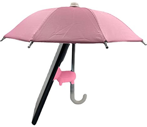 Phone Umbrella for Sun, Mobile Phone Sun Shade & Desk Holder, Sun Shield for Cell Phones, Phone Umbrella Sun Shade with Suction Cup, Phone Accessory for Beach, Pool, Outdoor