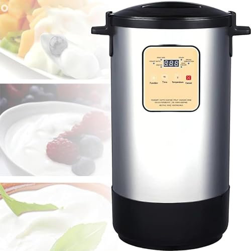 LYFDPN Machine de Fermentation Automatique de 12 L, yaourtière Commerciale en Pot intérieur en Acier Inoxydable avec contrôle Intelligent de la température du Temps, fermenteur de Fromage