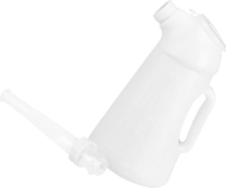 iplusmile Engine Oil Dispenser Jug with Spout 5l Plastic Oil Storage Kettle for Car Engine Transmission Oiler Bottle for Vehicle Maintenance and Outdoor Use
