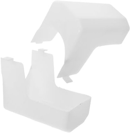 CAXUSD 2pcs Range Hood Light Fixture Cover Replacement Light Cover for Vent Fan Lens Guard