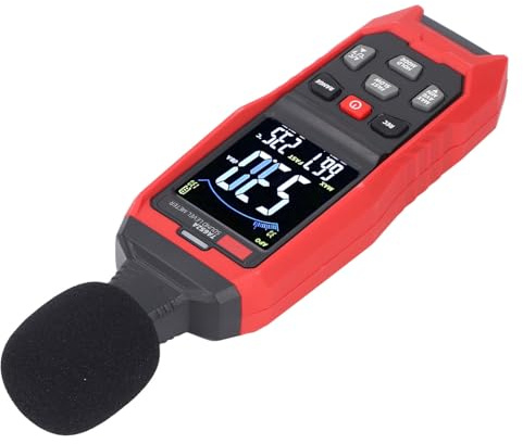 Misuratore di Decibel Digitale, da 30 DB a 130 DB Livello Audio Professional DB Tester Rumore Detector Decibel Reader, per Home Office