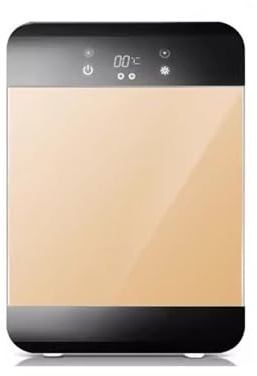 Mini Frigoríficos Independiente Debajo Del Mostrador Larder Refrigerador Nevera Pequeña Con La Función De Enfriamiento Y De Calor Refrigerador Cosmético Para Casa Habitación Coche AC DC Potencia(Digit